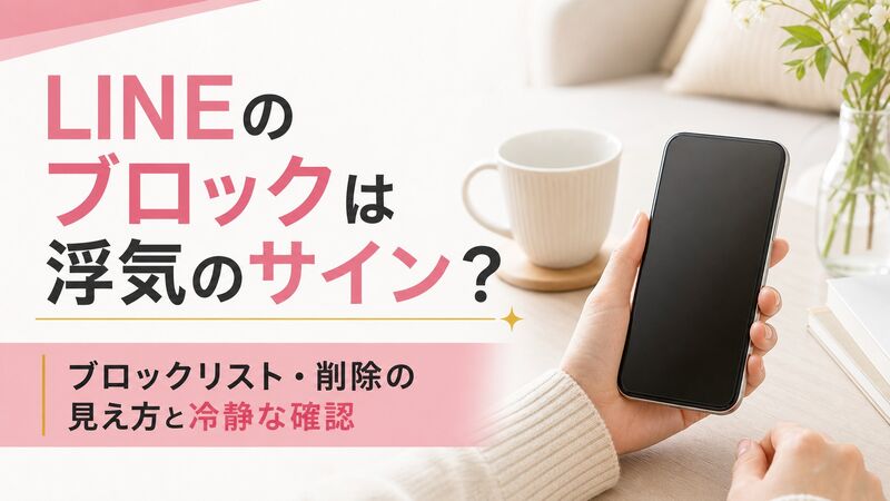 LINEのブロックは浮気のサイン？ブロックリストや削除で隠すケースと落ち着いた確認方法｜千葉・船橋