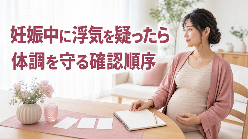妊娠中に夫の浮気を疑ったら？体調を守りながら確認する順番｜千葉・船橋