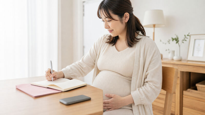 妊娠中でも無理なくできる安全な記録